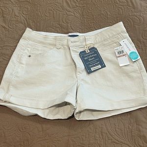 New Democracy Cuffed Denim Shorts